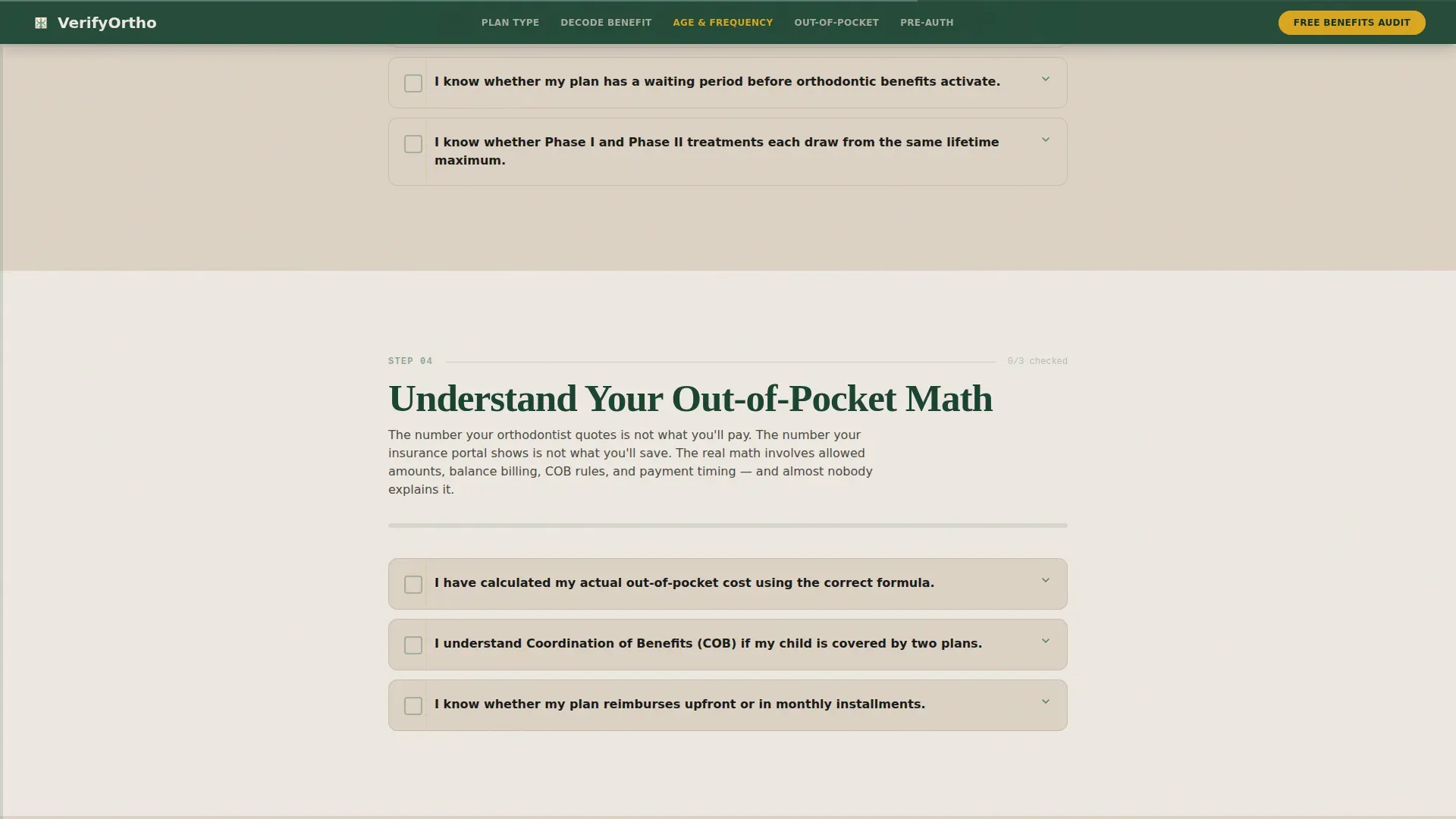 Orthodontist Insurance Verification Website Template