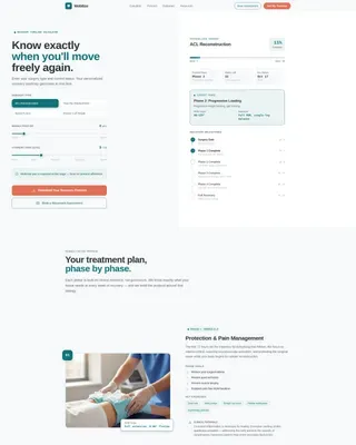 Orthopedic & Sports Medicine Booking Website Template