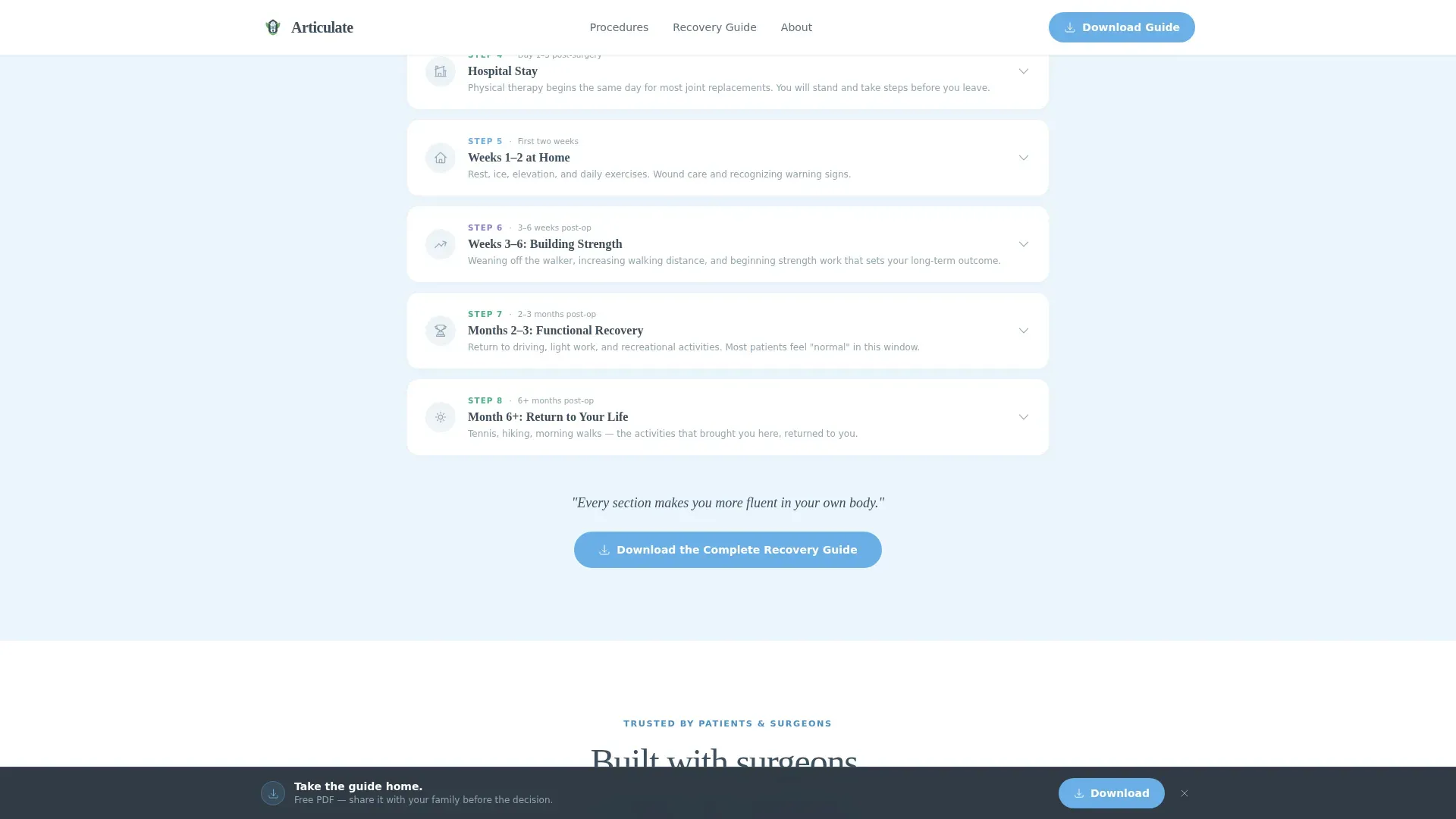 Orthopedic Surgeon Reviews Website Template