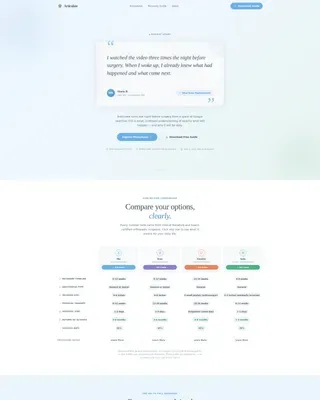 Orthopedic Surgeon Reviews Website Template