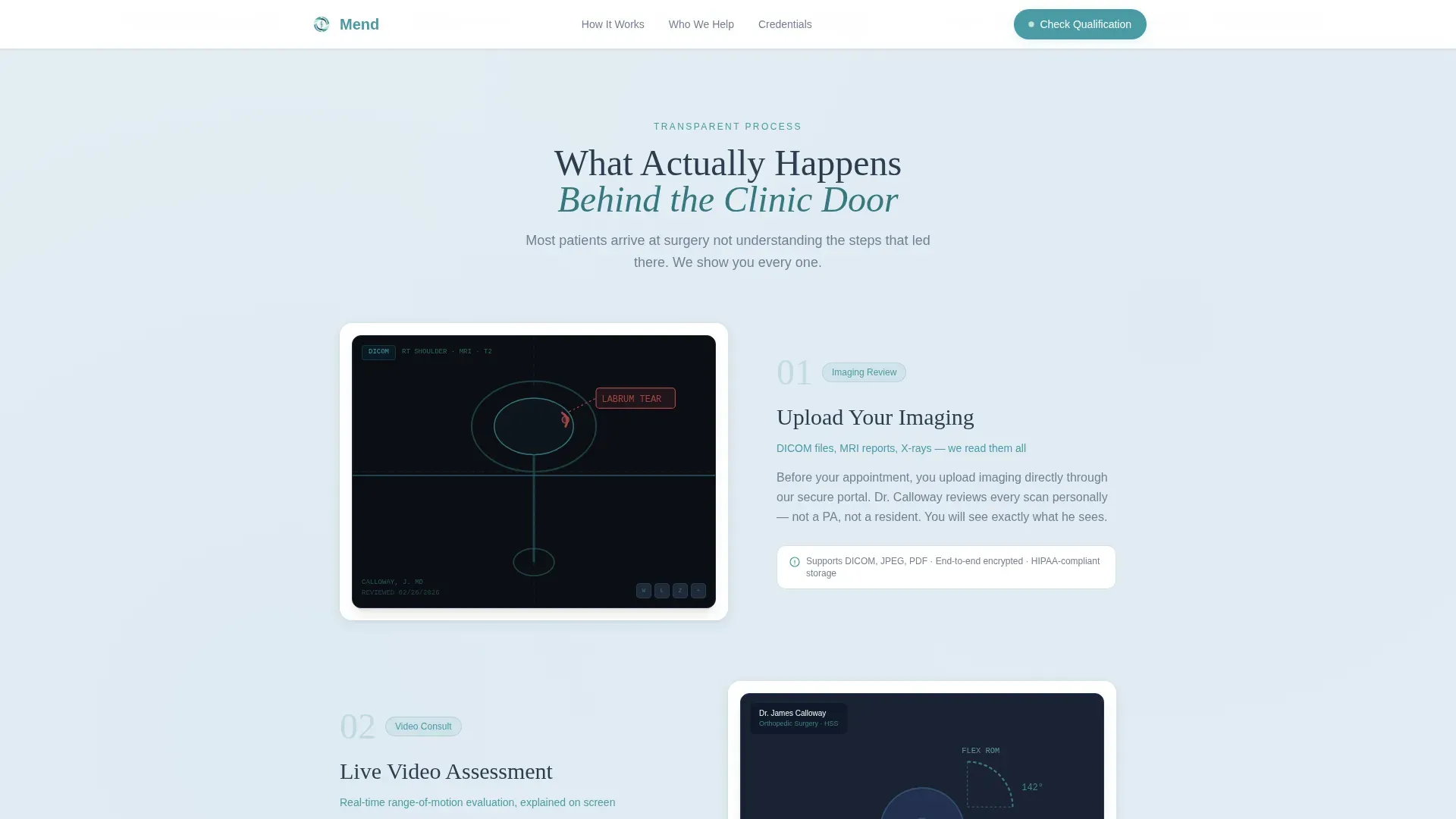 Orthopedic Surgeon Professional Website Template