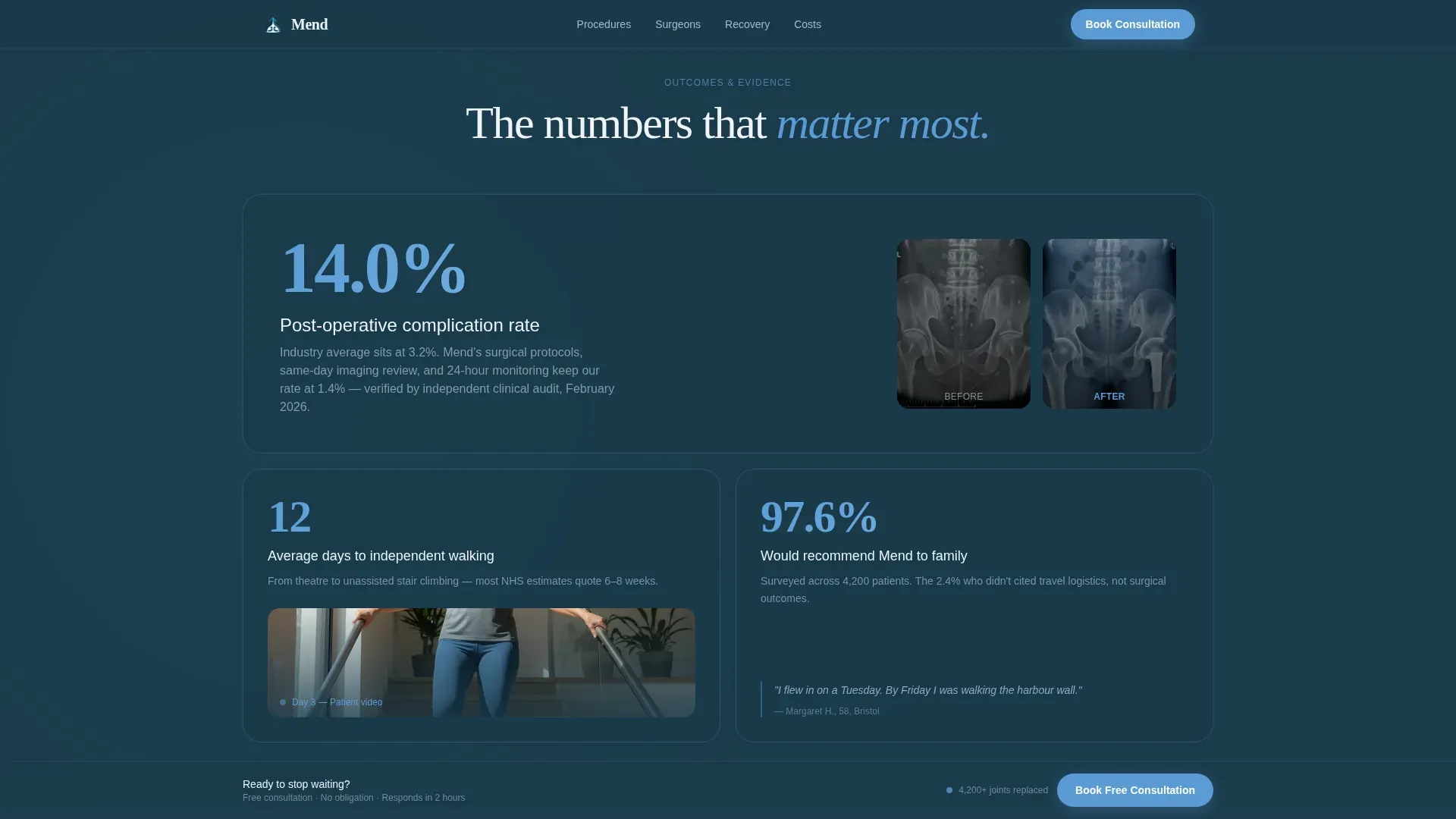 Medical Tourism & Concierge Booking Website Template
