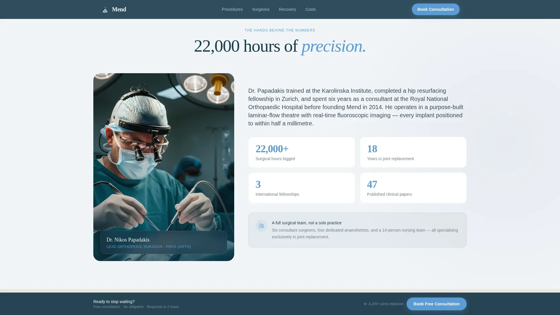 Medical Tourism & Concierge Booking Website Template