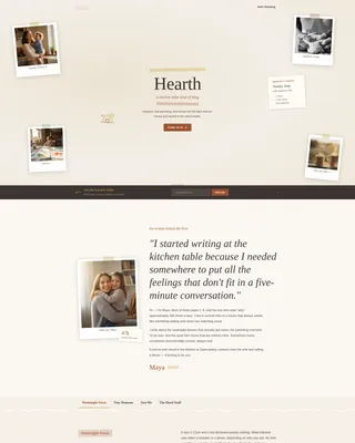 Mom Blog Landing Page Template | Hub & Spoke