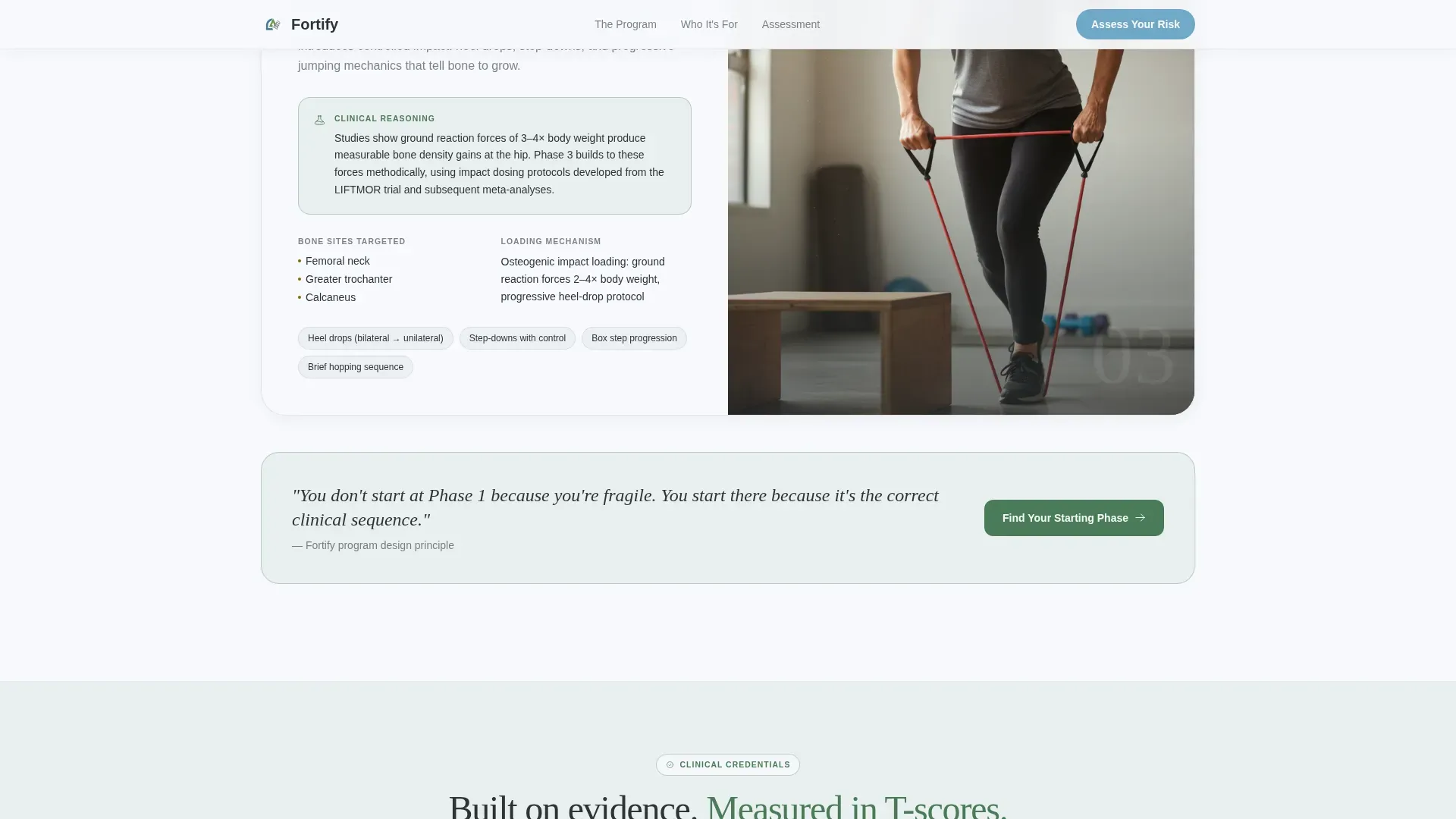 Osteoporosis Care Reviews Website Template