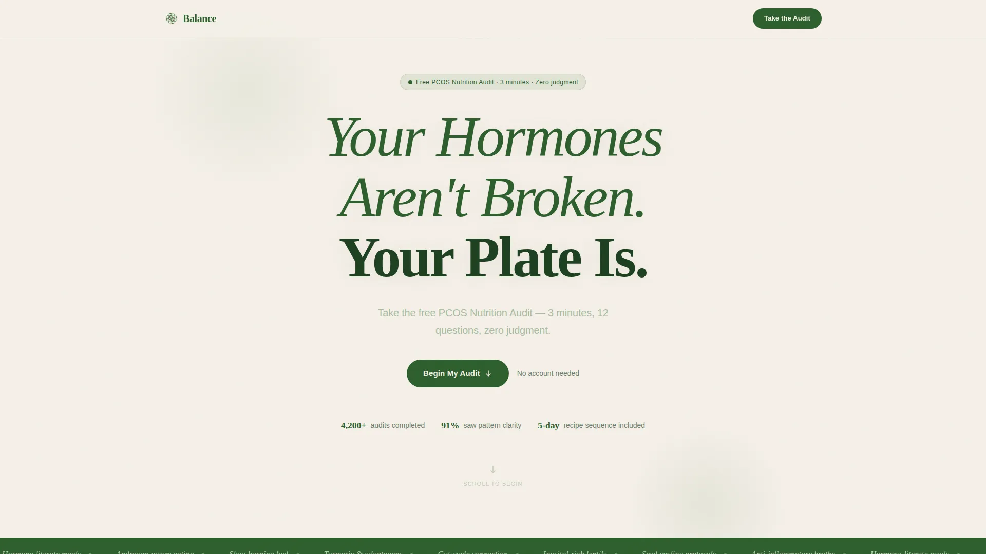 PCOS Care Professional Website Template