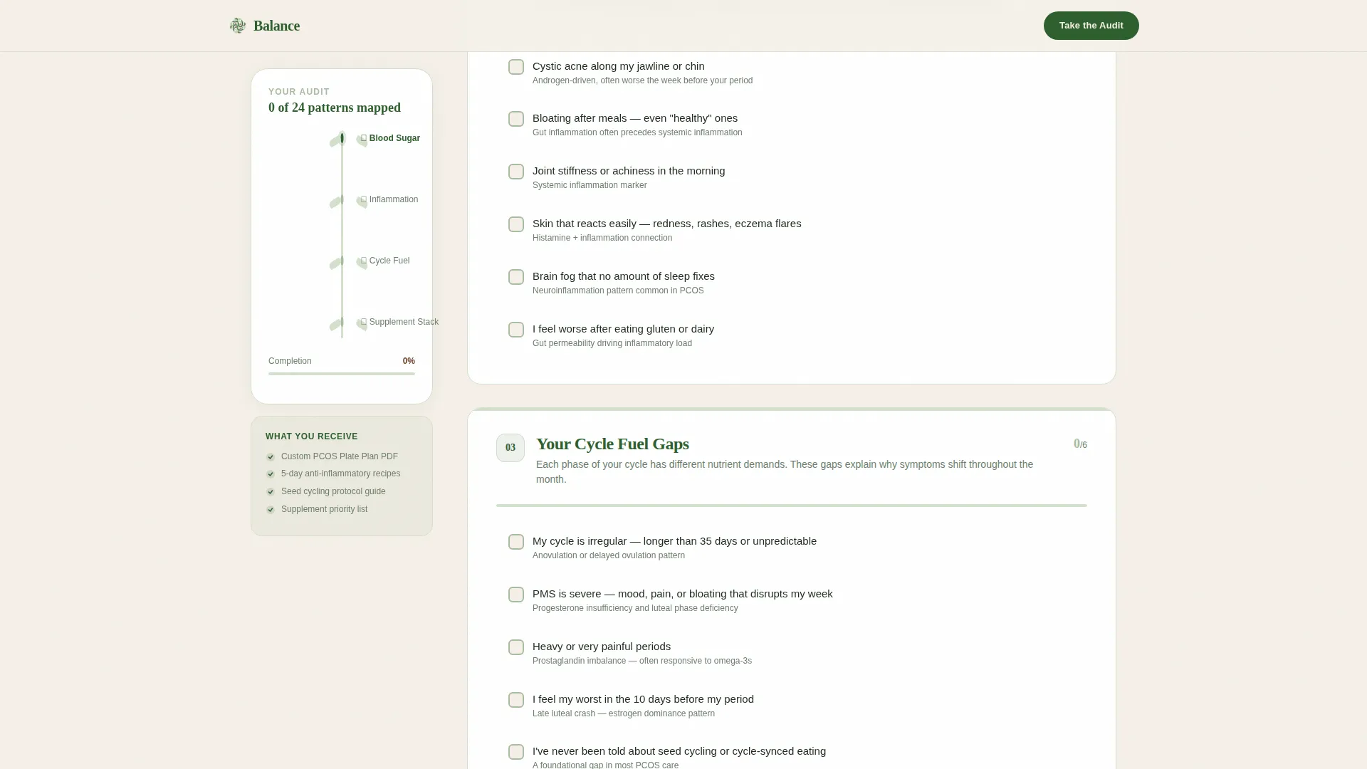 PCOS Care Professional Website Template