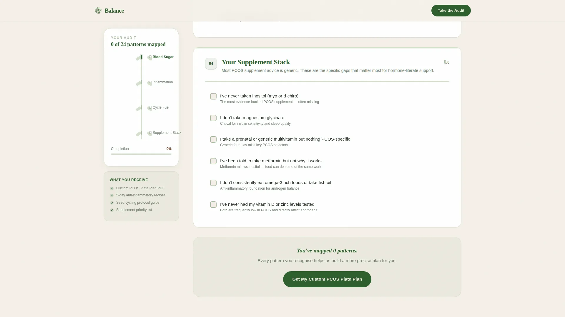 PCOS Care Professional Website Template