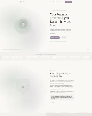 PTSD Patient Education Landing Page Template