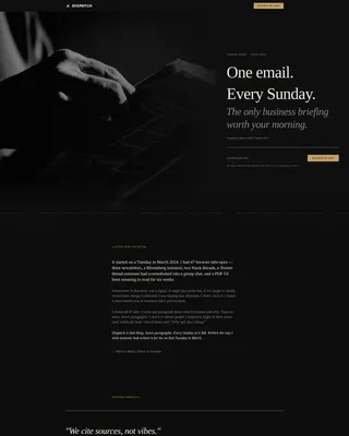Newsletter Coming Soon Landing Page Template