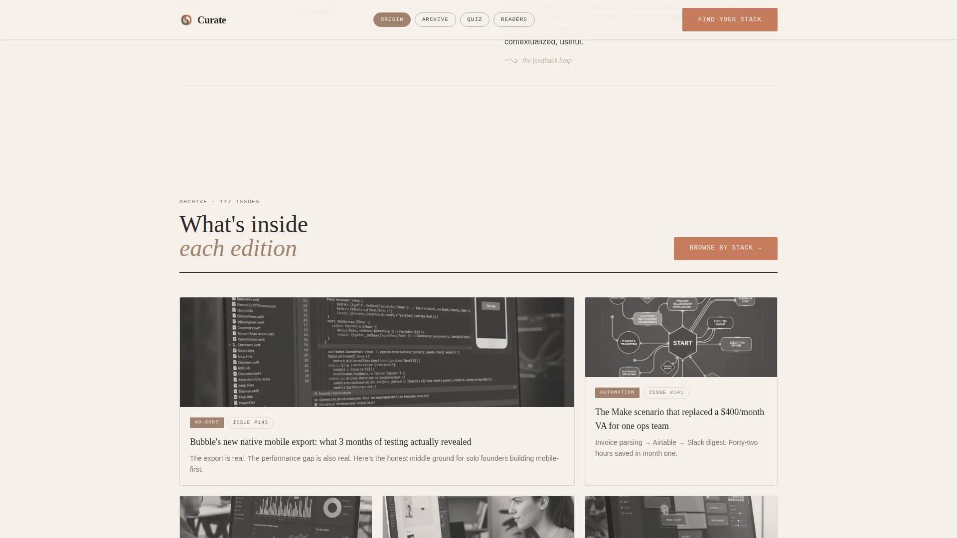 No-Code Newsletter Landing Page Template