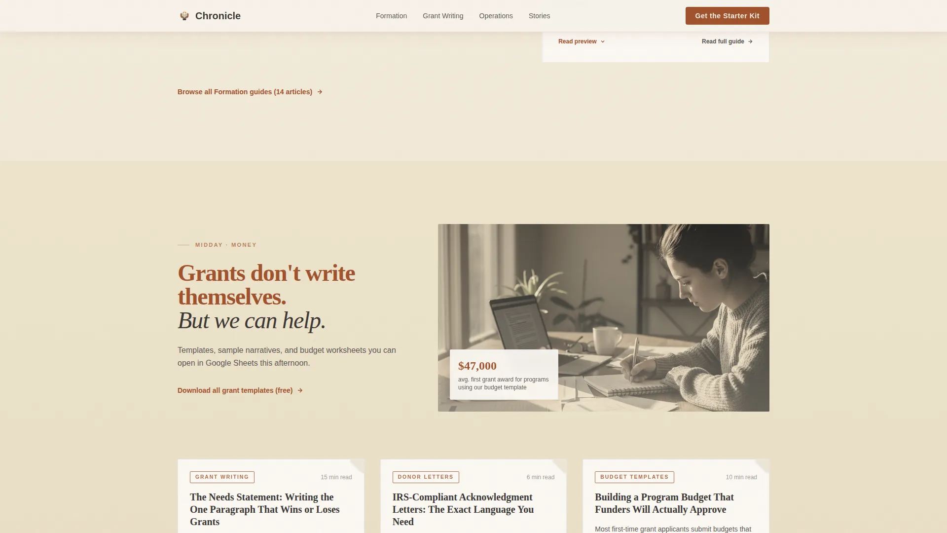 Nonprofit How-To Blog Landing Page Template