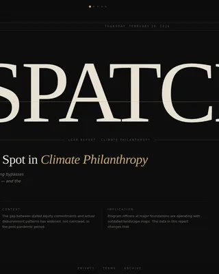 Nonprofit Industry Report Landing Page Template