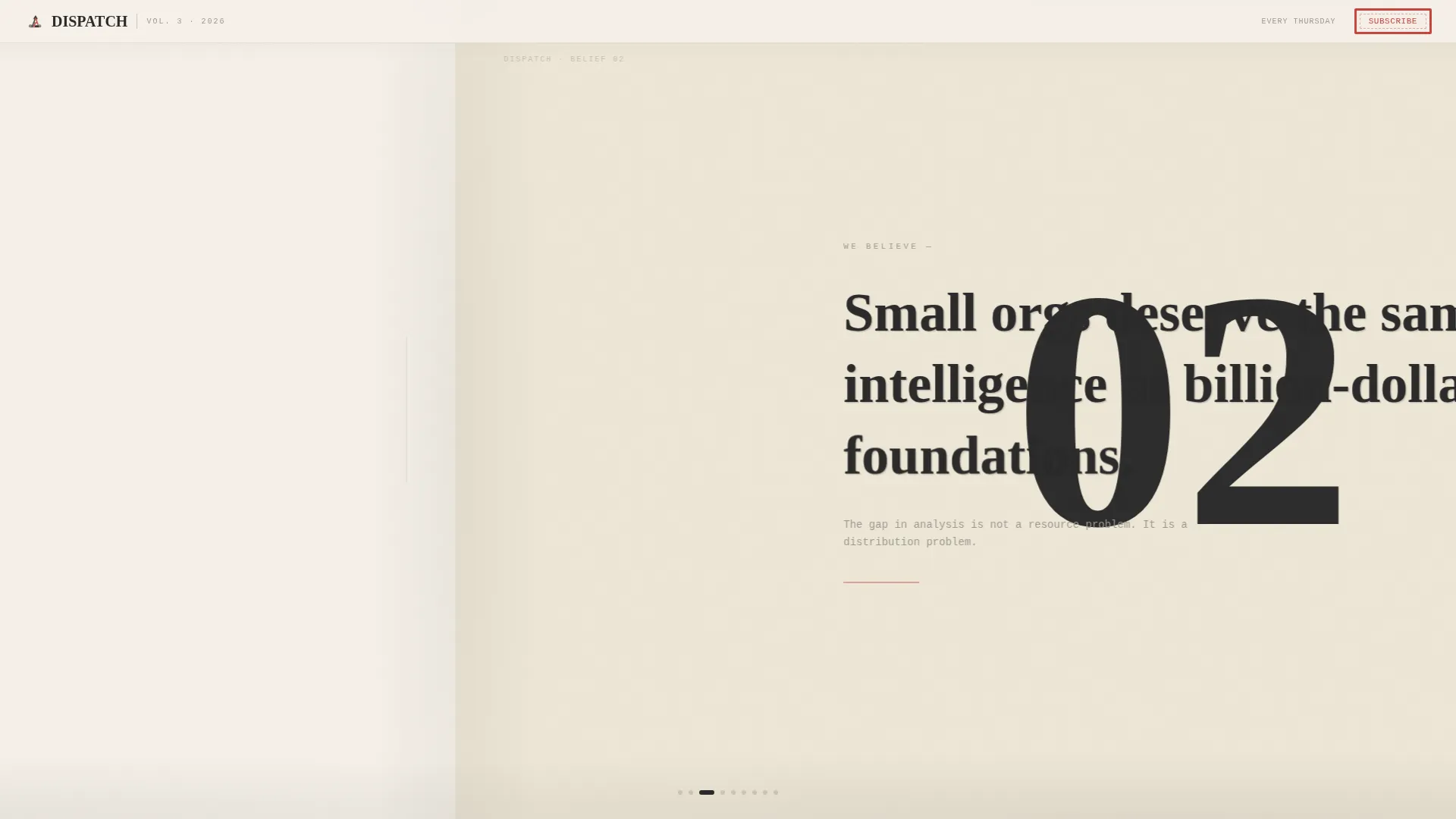 Nonprofit Newsletter Landing Page Template