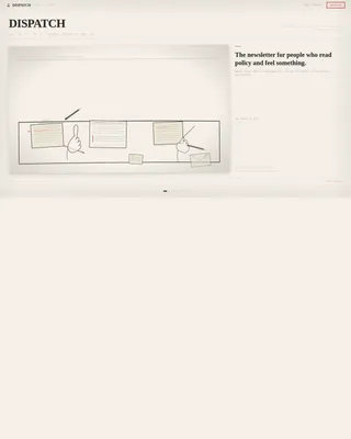 Nonprofit Newsletter Landing Page Template