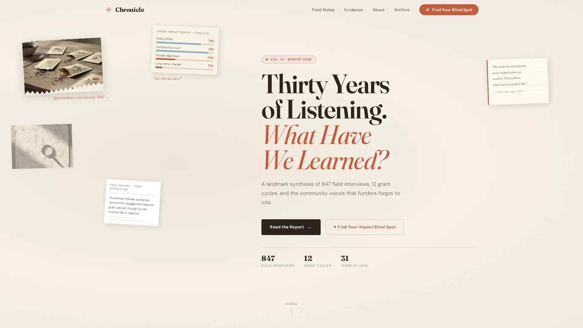 Nonprofit Thought Leadership Landing Page Template