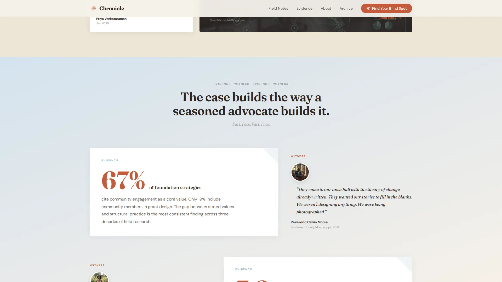 Nonprofit Thought Leadership Landing Page Template