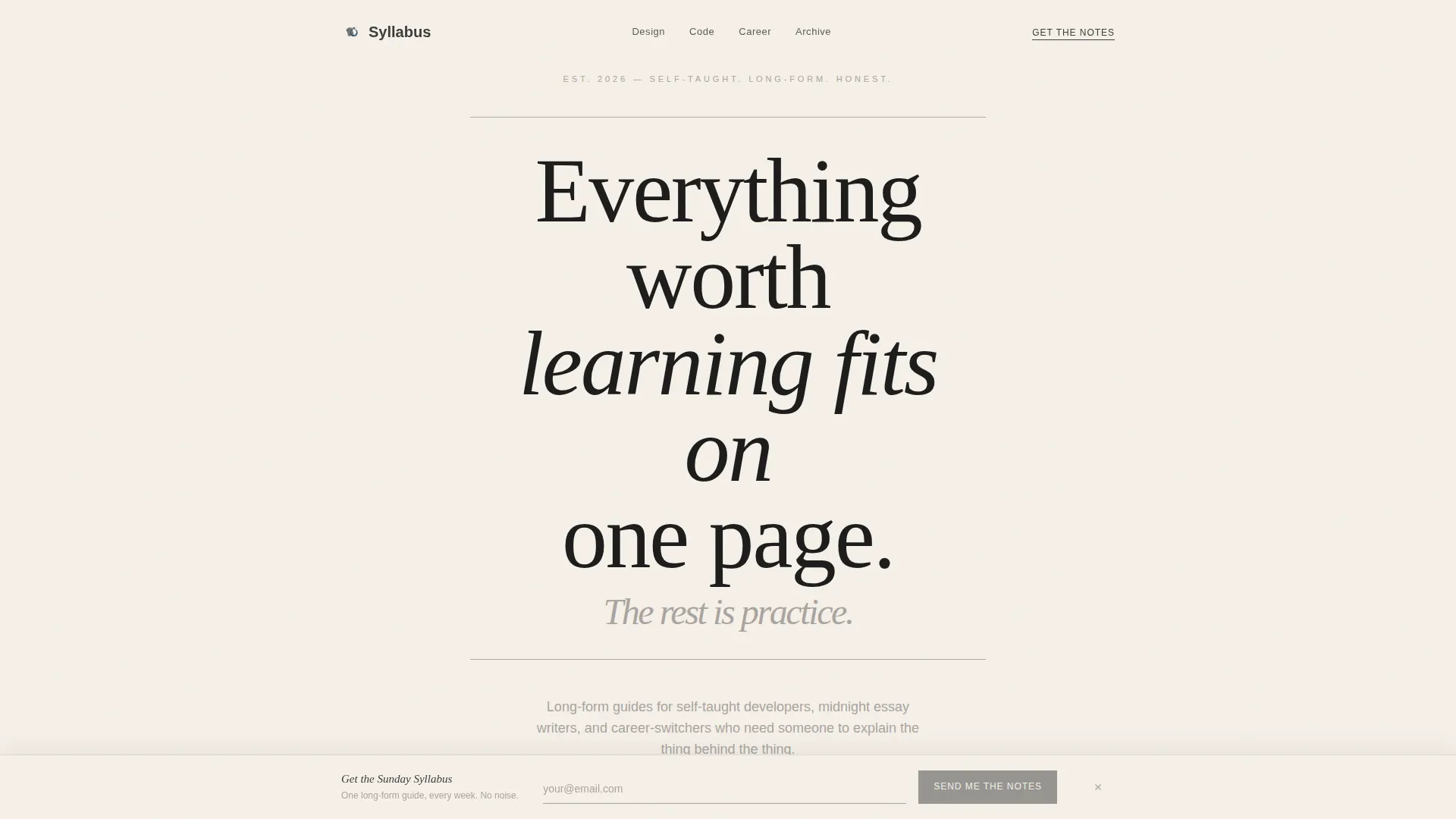 Online Learning Blog Landing Page Template
