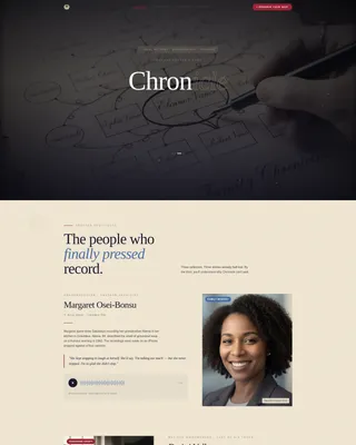 Oral History & Documentary Blog Landing Page