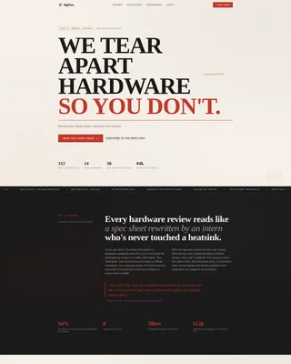 Bold PC Gaming Blog Editorial Landing Page