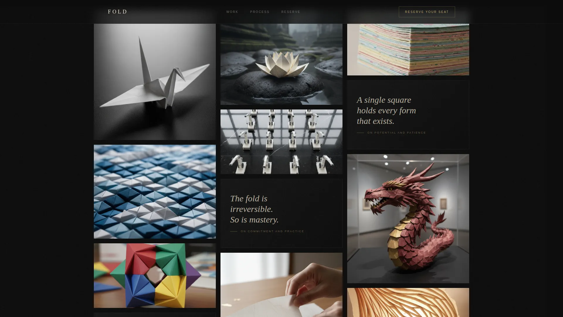 Refined Paper Craft | Free Website Template | Rocket
