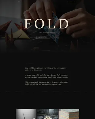 Refined Paper Craft | Free Website Template | Rocket
