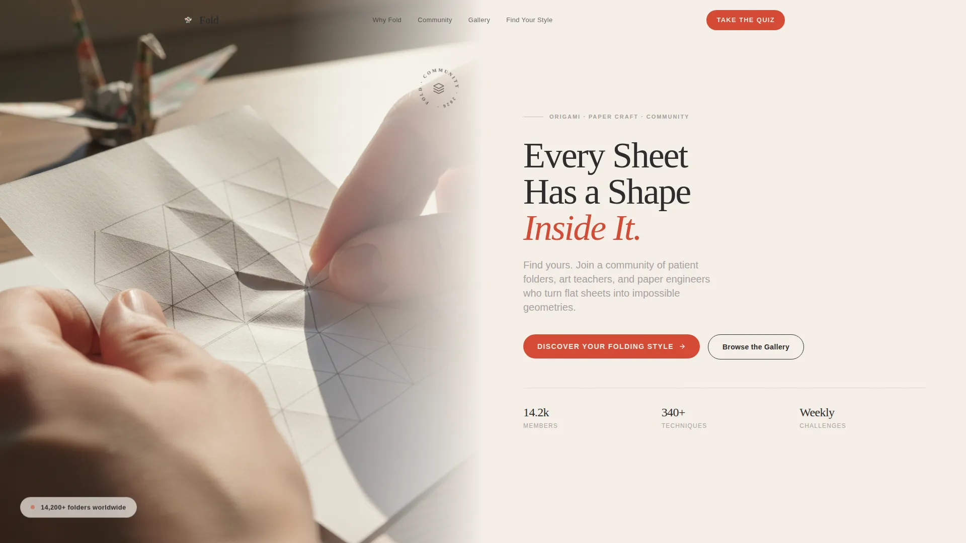 Inspiring Origami | Free Website Template | Rocket