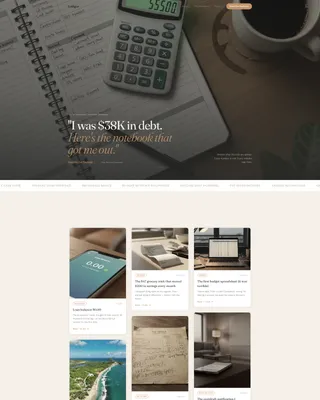 Specialist Business & Finance Blog Blog & Content Website Template