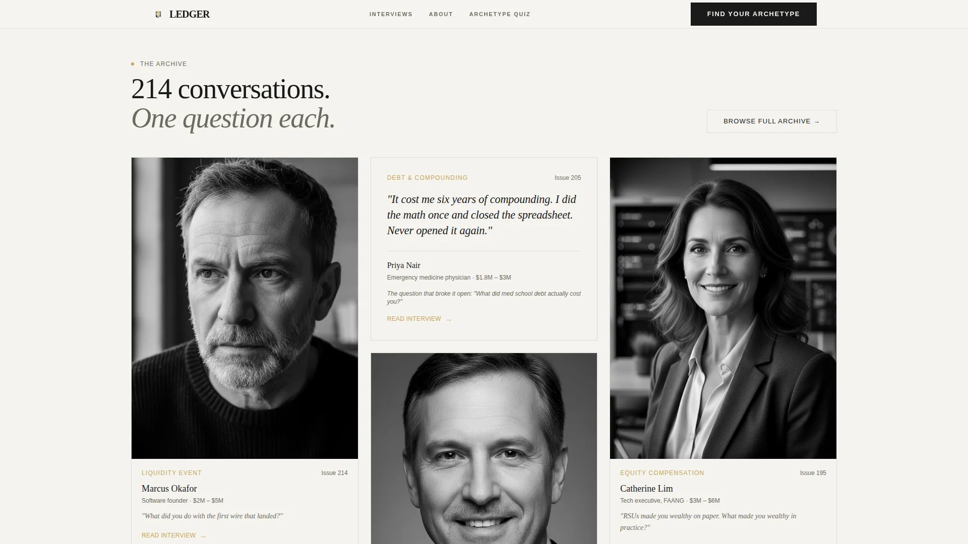 Personal Finance Newsletter Landing Page Template