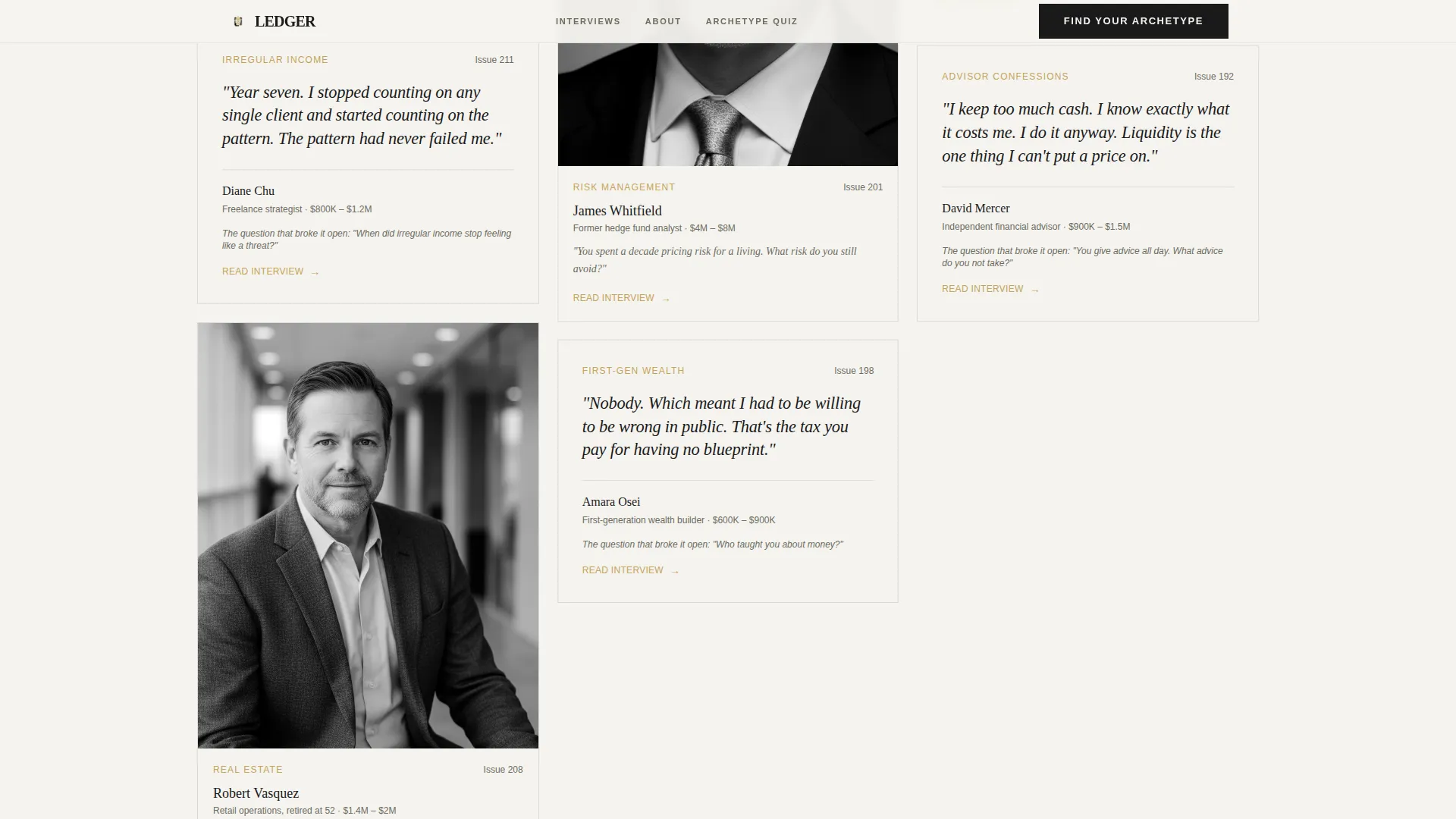 Personal Finance Newsletter Landing Page Template