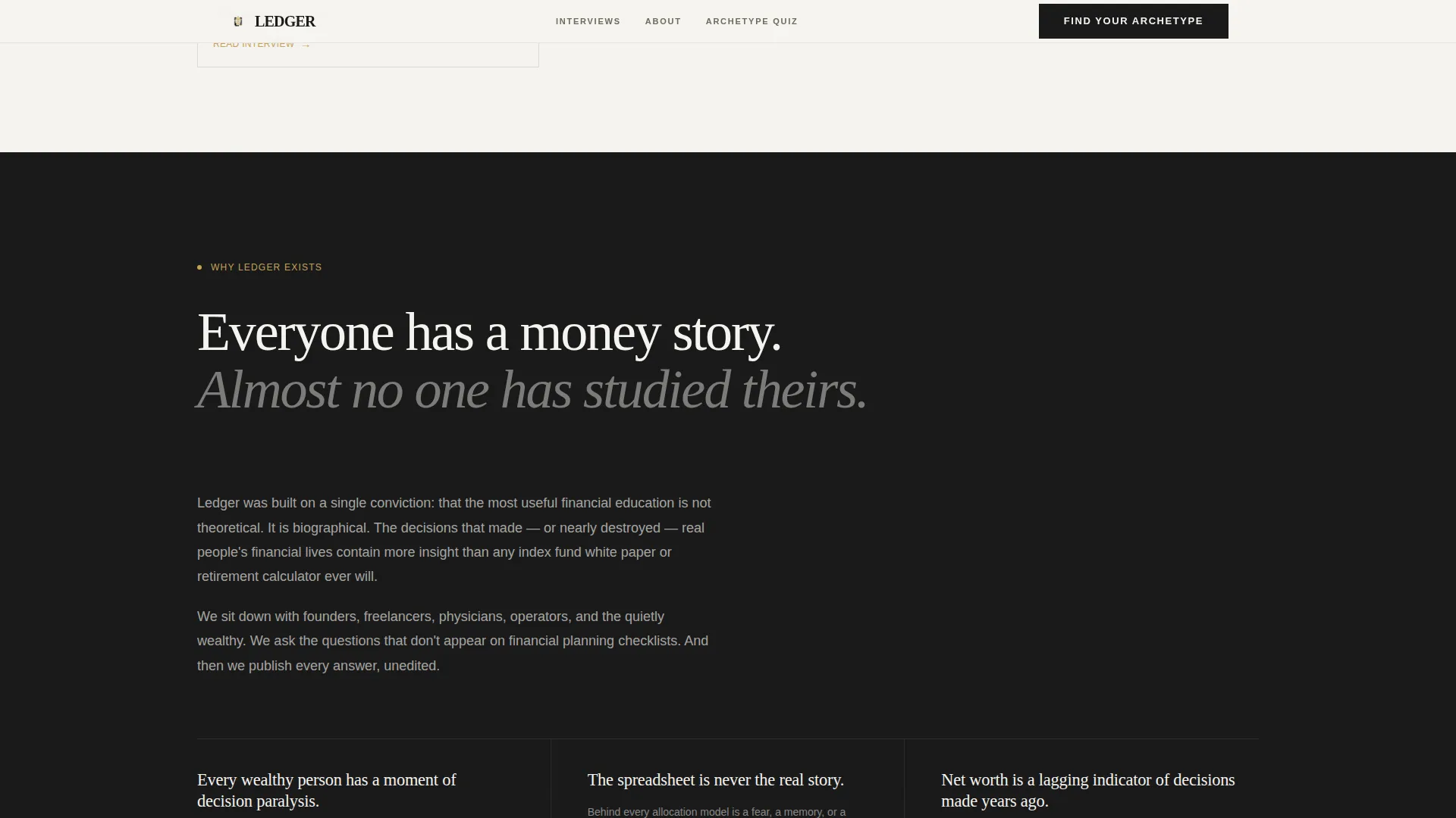 Personal Finance Newsletter Landing Page Template