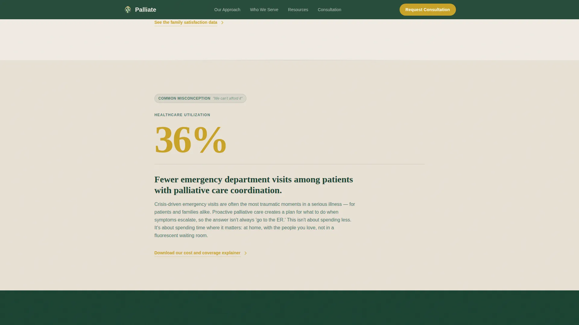 Palliative Care Medicine Cost Calculator Website Template