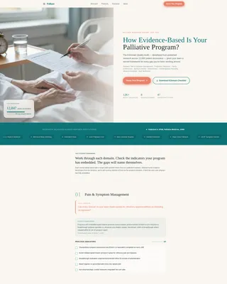 Palliative Care Medicine Specialist Professional Website Template