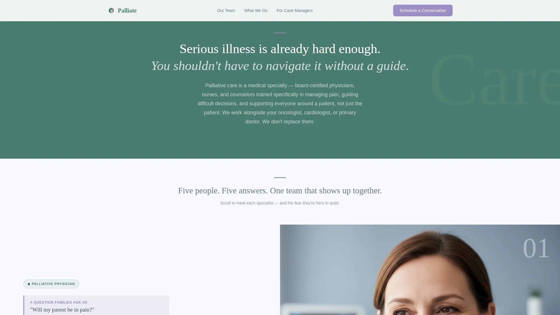Home Health & Hospice Booking Website Template