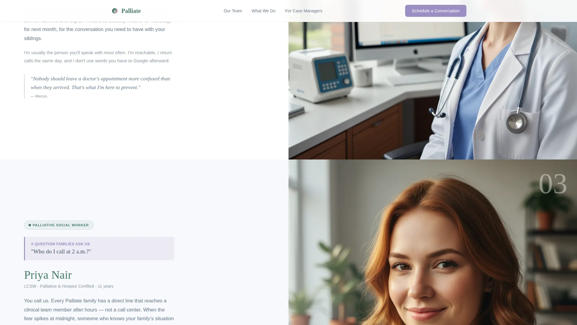 Home Health & Hospice Booking Website Template