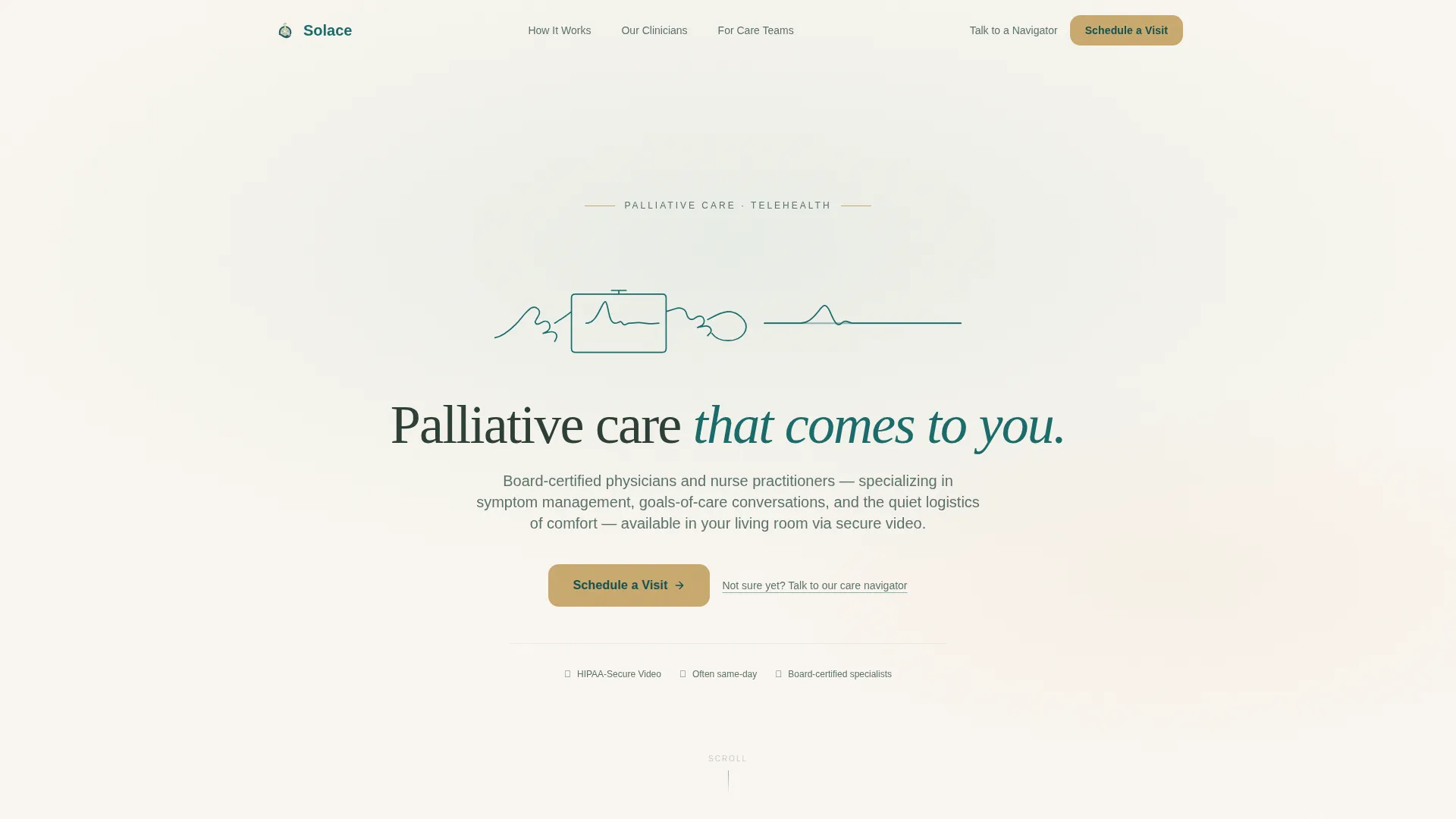 Palliative Care Medicine Booking Website Template