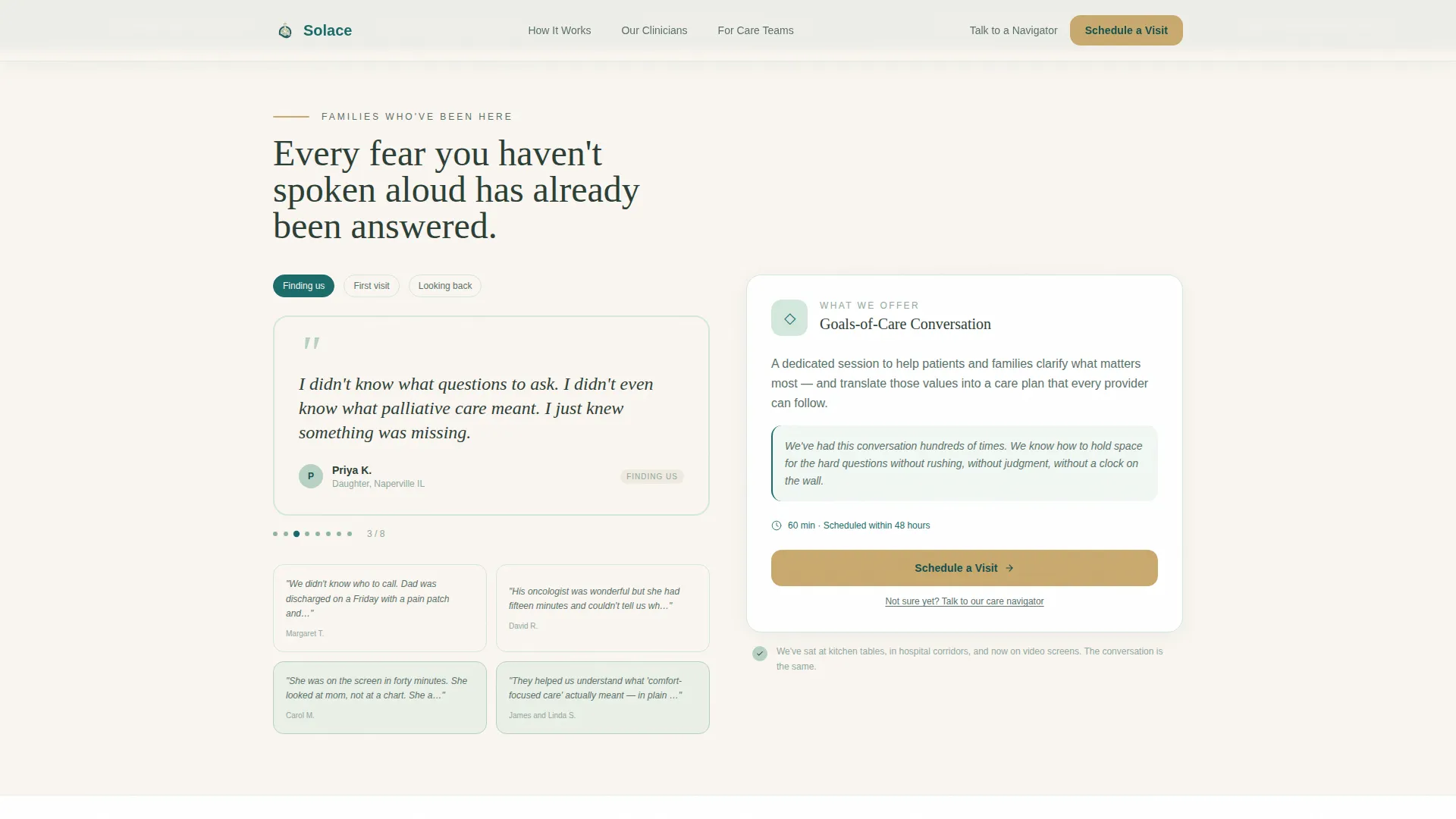 Palliative Care Medicine Booking Website Template