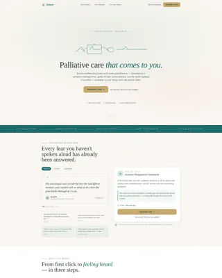 Palliative Care Medicine Booking Website Template