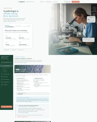 Pathologist Booking Website Template
