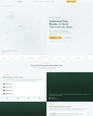 Pathologist Patient Education Landing Page Template