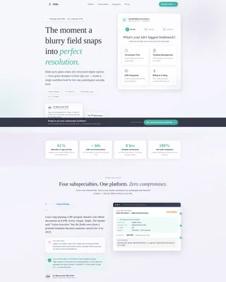 Specialist Pathology Medicine Appointment Booking Website Template