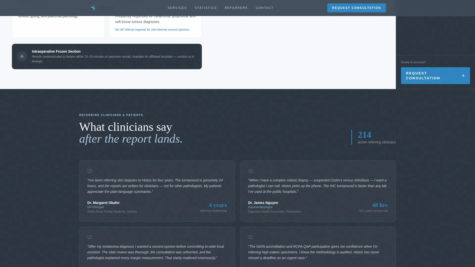 Advanced Pathology Medicine Appointment Booking Website Template