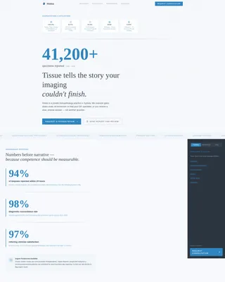 Advanced Pathology Medicine Appointment Booking Website Template