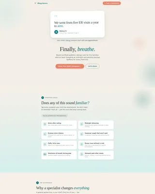 Pediatric & Child Health Appointment Booking Website Template
