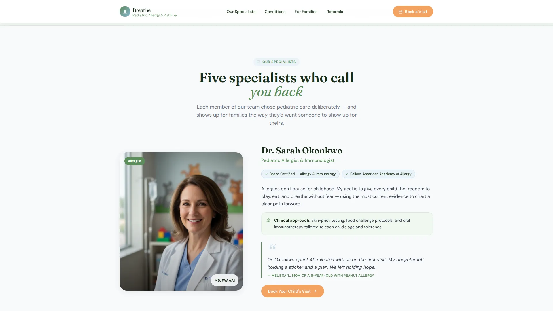 Pediatric & Child Health Professional Website Template