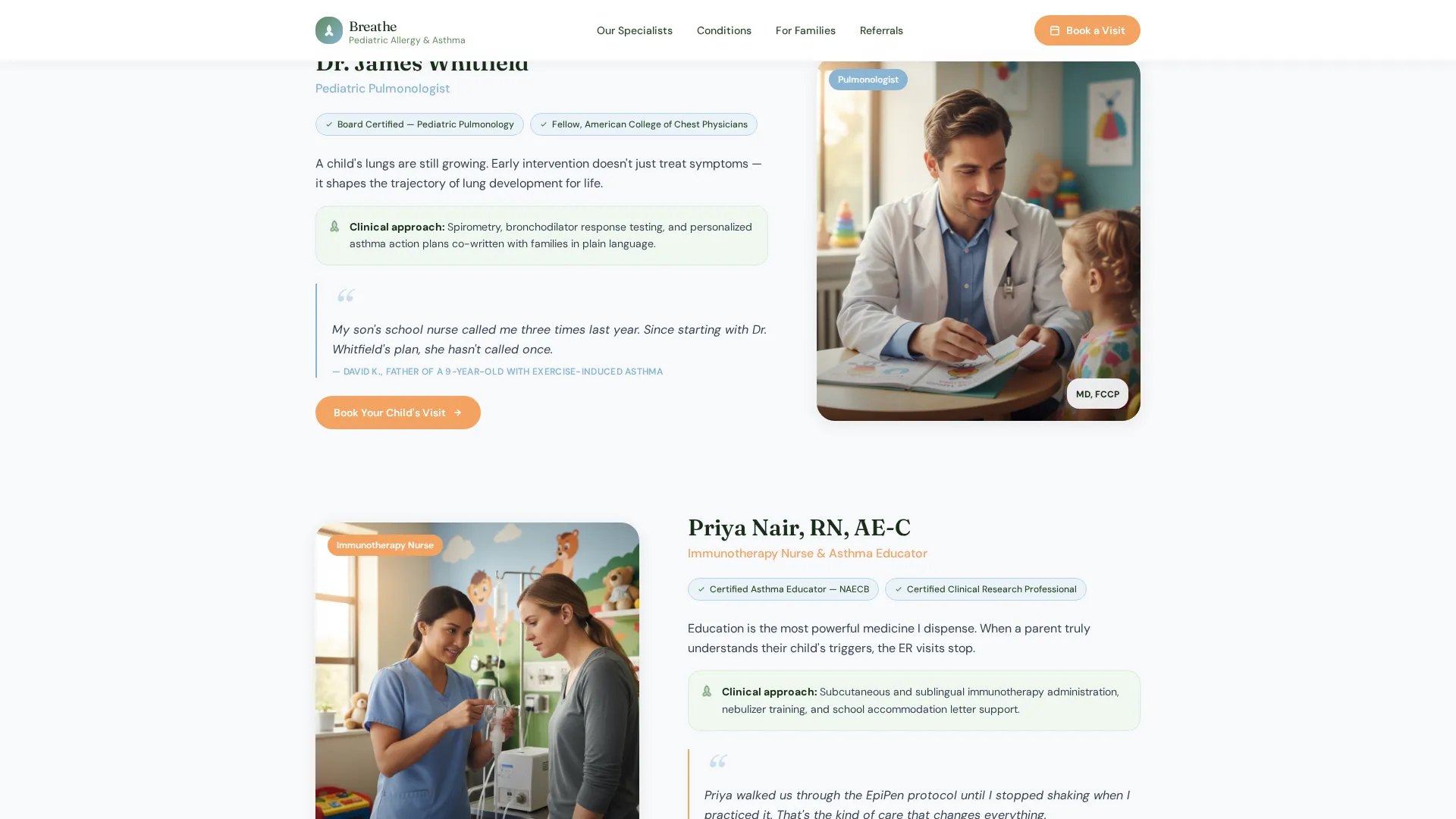 Pediatric & Child Health Professional Website Template