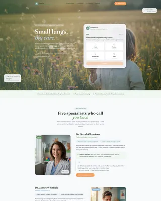 Pediatric & Child Health Professional Website Template