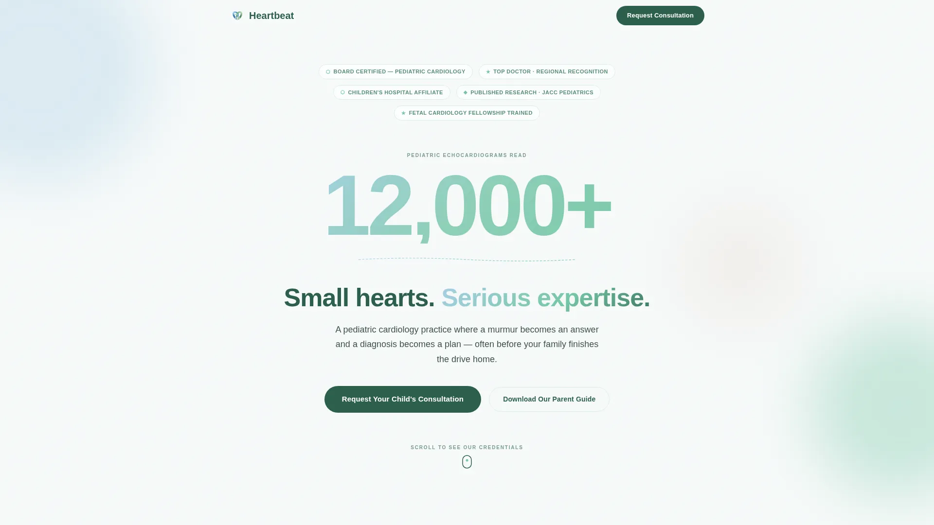 Specialist Pediatric & Child Health Professional Website Template