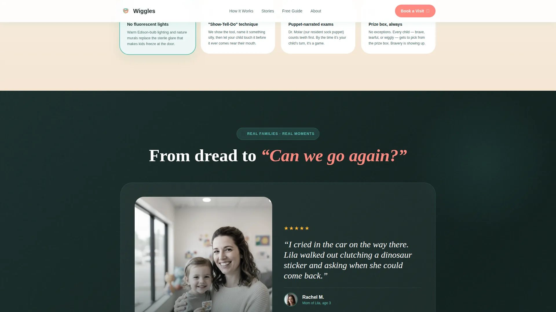 Pediatric Dentist Appointment Booking Landing Page