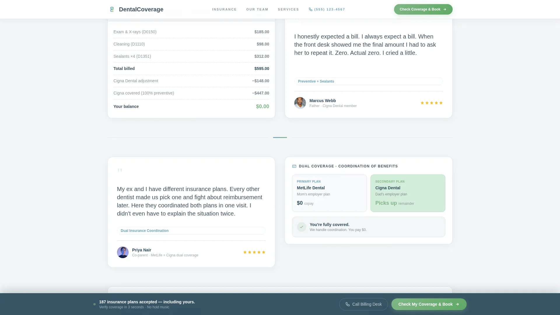 Trusted Pediatric Landing Page Template